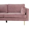 Venture Design 3 vietų sofa, Boom, 84x86x200 cm, Rožinė