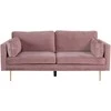 Venture Design 3 vietų sofa, Boom, 84x86x200 cm, Rožinė