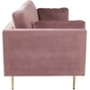 Venture Design 3 vietų sofa, Boom, 84x86x200 cm, Rožinė