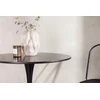 Venture Design Apvalus valgomojo stalas Hamden, juoda
