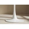 Venture Design Apvalus valgomojo stalas ø80 cm, baltas MDF