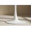 Venture Design Apvalus valgomojo stalas ø80 cm, baltas MDF