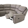 Venture Design Atlenkiamas kampinis sofa „Saranda“, 169x98 cm, pilka
