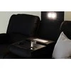 Venture Design Atlenkiamas sofa, Singapūras, 96x218x100 cm, Juoda