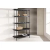 Venture Design Atvira knygų lentyna Heim 120 × 190 cm, juoda
