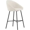 Venture Design Baro kėdė, aksomo Teddy 2 vnt., 54x59x96 cm, Balta