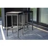 Lauko baldų komplektas Venture Design Baro komplektas, Kėdė: 40x40x70 cm, Stalas: 100x60x105 cm, Juodas
