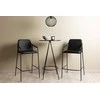 Venture Design Baro stalas ir baro kėdė, 60 cm, juoda