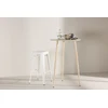 Venture Design Baro stalas, Plaza, ⌀70 cm, balta kalkė