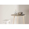 Venture Design Baro stalas, Plaza, ⌀70 cm, balta kalkė