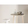 Venture Design Baro stalas, Plaza, ⌀70 cm, balta kalkė
