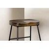 Venture Design Baro stalo ir baro kėdės komplektas 60x60 cm juodas MDF metalas