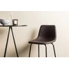 Venture Design Baro stalo ir baro kėdžių komplektas 60 cm juoda ruda MDF metalas