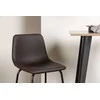 Venture Design Baro stalo ir baro kėdžių komplektas Tempe ir Alexi 60x60 cm juoda ruda MDF