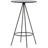 Venture Design Bistro baro stalas, φ60, juodas