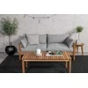 Venture Design Dvigubas Sofa Benčas, Marion, 92x56x185 cm, Pilka