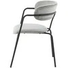Venture Design Fotelis Arrow 47x47x44 cm Pilkas aksomas