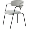 Venture Design Fotelis Arrow 47x47x44 cm Pilkas aksomas