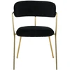 Venture Design Fotelis Arrow 47x47x44 cm Juodas aksomas