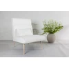 Venture Design Fotelis, Bloom viengulė sofa, 89x95x70 cm, Balta