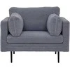 Venture Design Fotelis, Boom Single, 86x84x110 cm, Tamsiai pilka