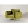 Sofa Venture Design Fotelis, Boom Single Velvet, 86x84x110 cm, Žalias