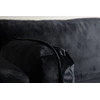 Venture Design Fotelis, Boom vieno sėdynės kėdė iš aksomo, 86x84x110 cm, Juoda