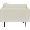 Sofa Venture Design Fotelis, Boom vienvietis kėdė - Teddy, 86x84x110 cm, Balta