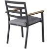 Venture Design Fotelis, Brasilia Kėdė, 60x56x87 cm, Juoda