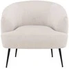 Fotelis, Derry vieno asmens sofa, 79x68.5x70 cm,  Kreminė