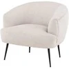 Venture Design Fotelis, Derry vieno asmens sofa, 79x68.5x70 cm, Bežinis