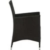 Venture Design Fotelis, Knick, 60x60x88 cm, Juoda