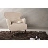 Venture Design Fotelis, Lincoln viengulė sofa, 77x85x76 cm, Bežis