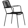 Venture Design Fotelis, Lindos, 66x55x85 cm, Juodas