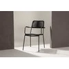 Venture Design Fotelis, Lindos, 66x55x85 cm, Juodas