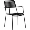 Venture Design Fotelis, Lindos, 66x55x85 cm, Juodas