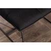 Venture Design Fotelis, "Madison" vieno sėdynės sofa, 83x78x62 cm, juoda