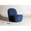 Sofa Venture Design Fotelis, Mahla, 82x70x77 cm, Tamsiai mėlyna