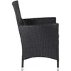 Venture Design Fotelis, Malin 2 vnt., 65x58x92 cm, Juoda