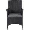 Venture Design Fotelis, Malin 2 vnt., 65x58x92 cm, Juoda