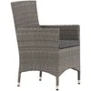 Venture Design Fotelis, Malin 2 vnt., 65x58x92 cm, Pilka