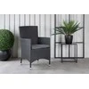 Venture Design Fotelis, Malin 2 vnt., 65x58x92 cm, Juoda