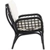 Sofa Venture Design Fotelis, Moana, 75x80x67 cm, Juodas