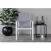 Venture Design Fotelis, Parma 2 vnt., 60x57x90 cm, Balta/Pilka