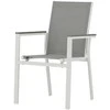 Venture Design Fotelis, Parma 2 vnt., 60x57x90 cm, Balta/Pilka