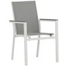 Venture Design Fotelis, Parma 2 vnt., 60x57x90 cm, Balta/Pilka