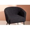 Sofa Venture Design Fotelis, Pusiau pūkinamas, 64x66x70.5 cm, Juodas