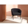 Sofa Venture Design Fotelis, Pusiau pūkinamas, 64x66x70.5 cm, Juodas