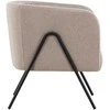 Venture Design Fotelis, Rika, 66x65x70 cm, Bežinis