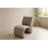 Venture Design Fotelis Rulls Plieno Rėmas 53x50x42 cm Ruda Lino